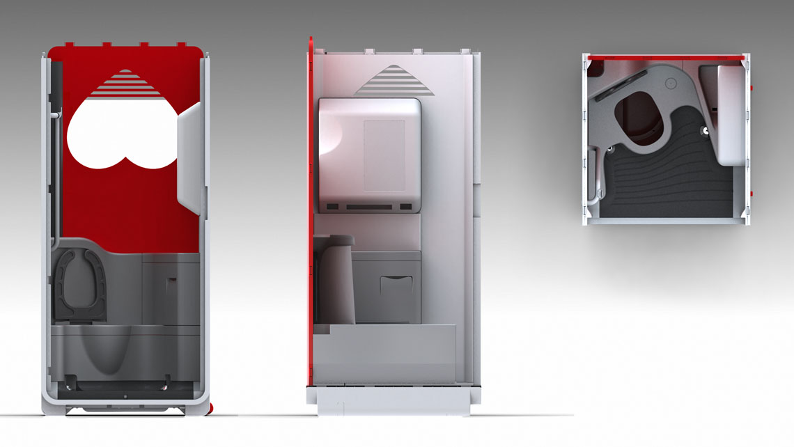 AMV Design sebach  Chemical toilet